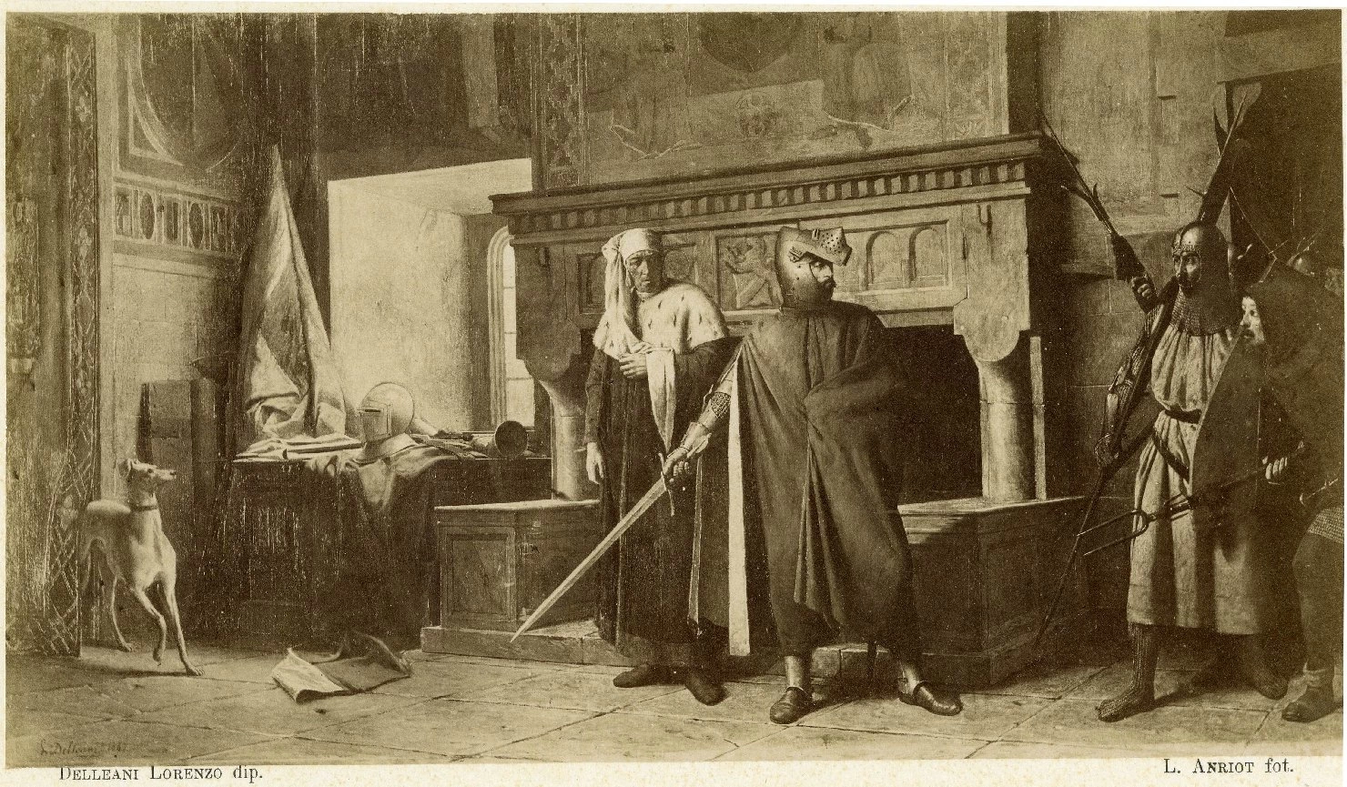 L'arresto di Corradino in casa di Messer Frangipane signore d'Astura - Palazzo Popoli Campogrande, Bologna